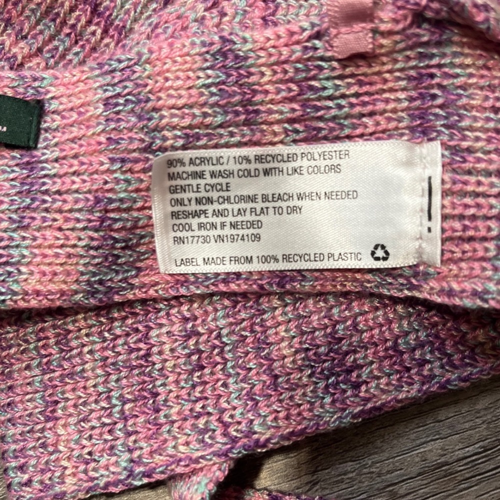 Wild Fable Space Dye Knit Bralette Top Pink‎ Purple XL Boho Festival Y2K Cropped - Picture 4 of 6